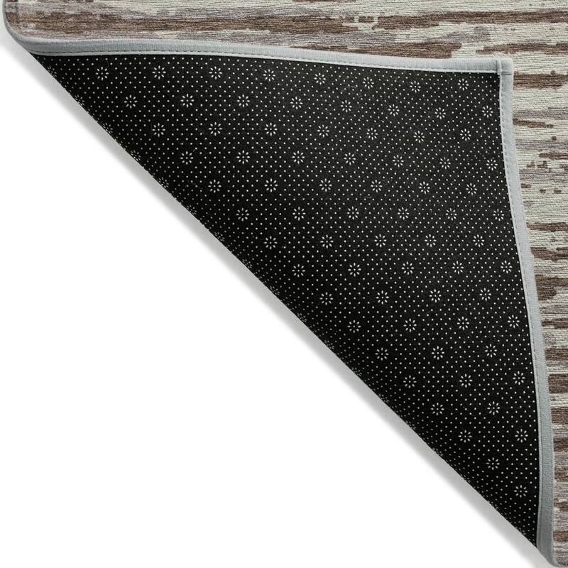 HomeRoots Striped Transitional Rectangle Outdoor Rug