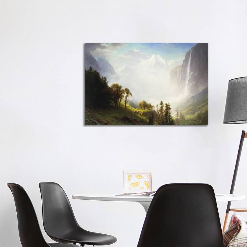 iCanvas "Majesty of the Mountains, 1853-57 " by Albert Bierstadt Canvas Print - 26x40x1.5