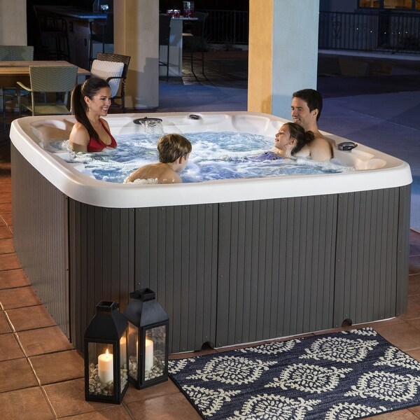 Lifesmart LS700DX Rotationally-Molded Spa with 90 Jets, Waterfall