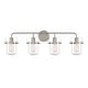 preview thumbnail 1 of 0, Designers Fountain Jaxon 4 Light 33" Wide Bathroom Vanity Light with Brushed Nickel