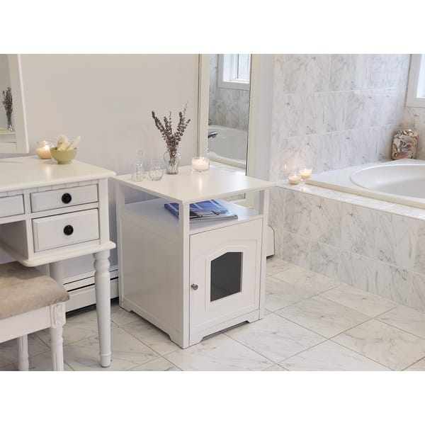 Shop Arf Pets Designer Enclosed Cat Litter Furniture Box House