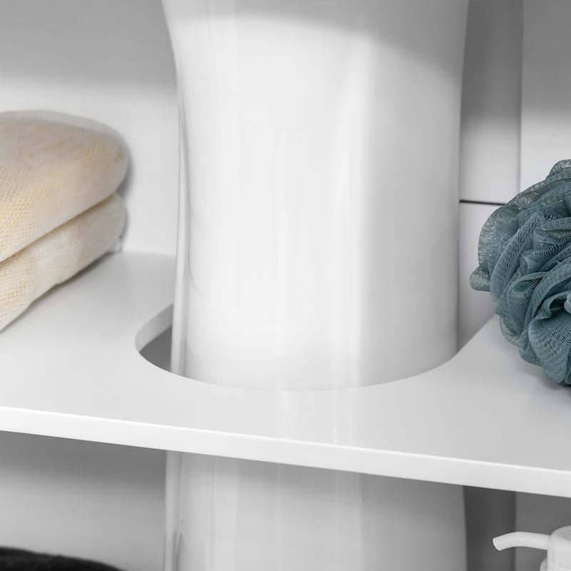 kleankin Under Sink Cabinet for Efficient Small Bathroom Storage, Modern and Elegant Bathroom Cabinet Storage for Small Spaces