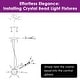 preview thumbnail 10 of 89, 8/9/16-Light Modern Glam Linear Sputnik Globe Pendant Island Light Firework Starburst Crystal Chandelier with Crystal Beads