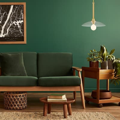 Litto 14 in. 1-Light Brushed Gold Modern Pendant Light