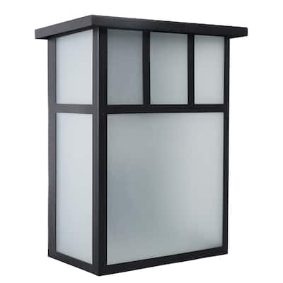 LED Light Outdoor Wall Lighting in Black