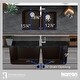 preview thumbnail 45 of 64, Karran Undermount Quartz 32 in. 60/40 Double Bowl Kitchen Sink Kit