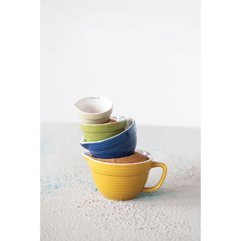 Batter Bowl Shaped Measuring Cups (Set of 4 Sizes)