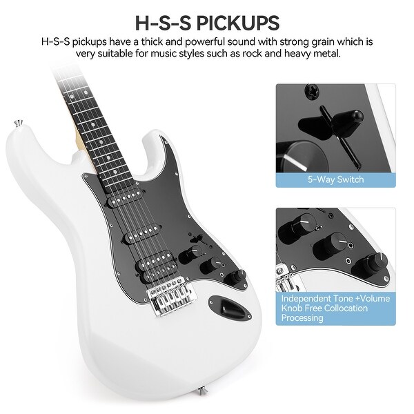 Electric Guitar With Effects System, 39 Inch Guitar Kit - Bed Bath