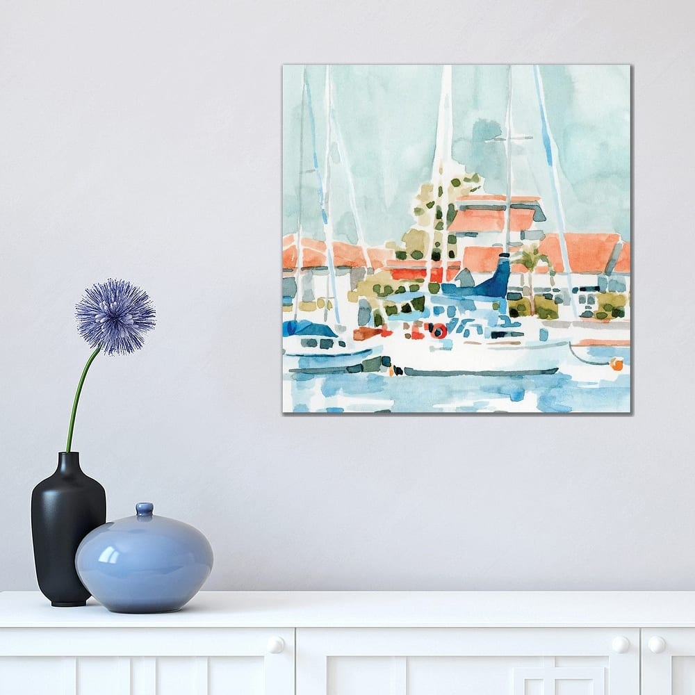 iCanvas "Beach Town Summer I" by Emma Caroline Canvas Print