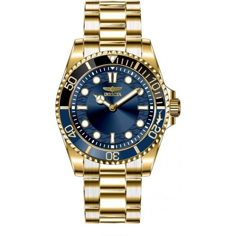 Invicta Men's 49707 Pro Diver Quartz PC20S Blue Dial Watch