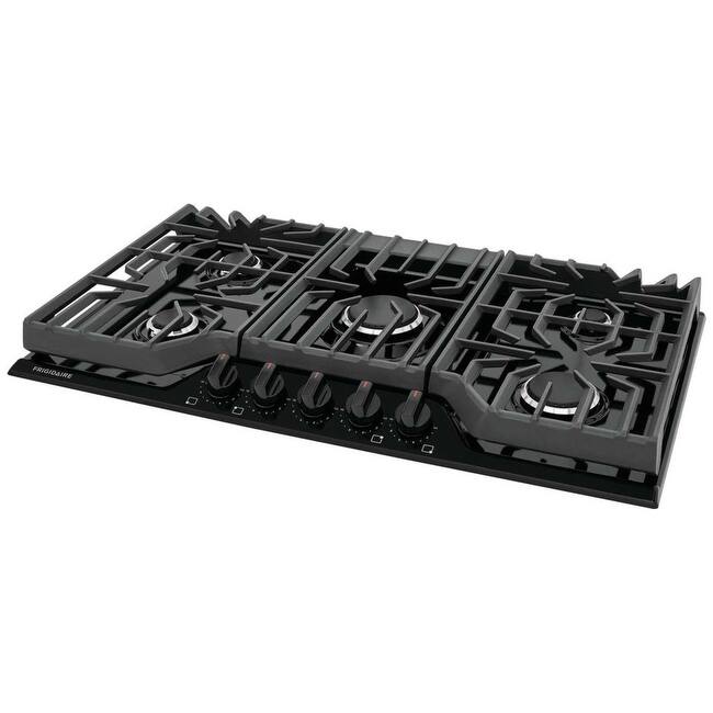 Frigidaire FCCG3627A 36" Wide 5 Burner Gas Cooktop with Quick Boil