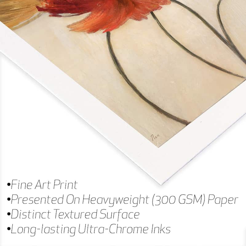 Poppy Palette I Fine Art Paper Print by Nan - Multi - 32x24