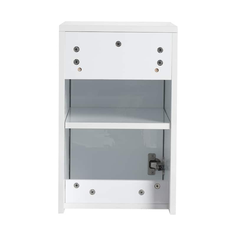 Float Mounting Bathroom Vanity With Resin Sink