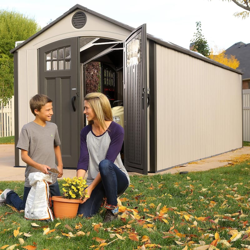 Lifetime 20 Ft. x 8 Ft. Outdoor Storage Shed - 20 x 8 Ft.