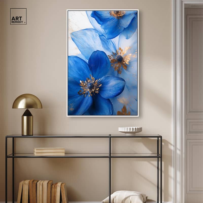 Twilight Teal Tint I Canvas by Art Remedy