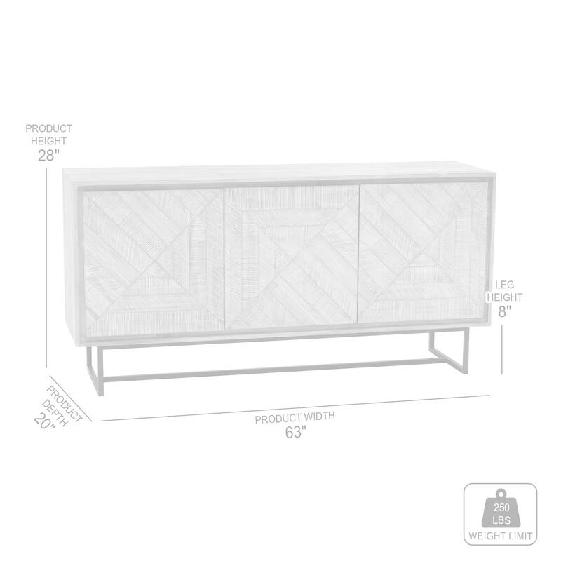 Peridot Sideboard Buffet in Natural Acacia Wood
