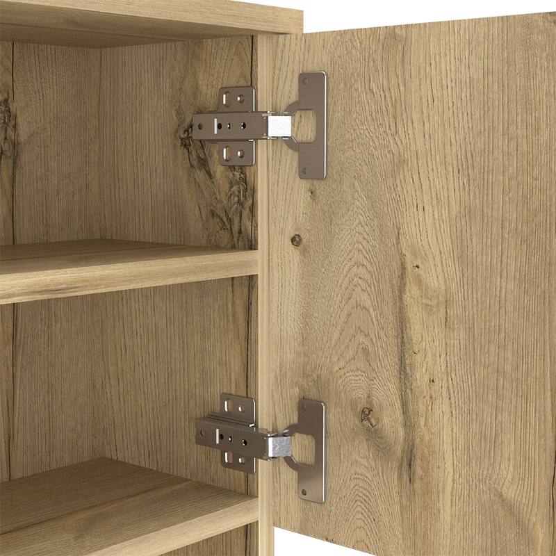 Pantry With Two Double Door Cabinet