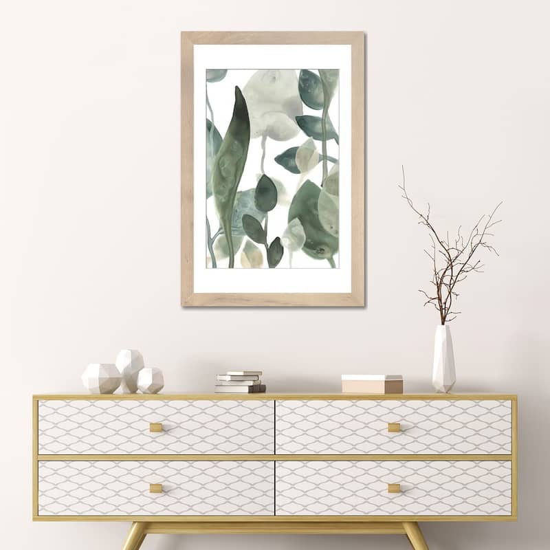 iCanvas "Water Leaves III" by June Erica Vess