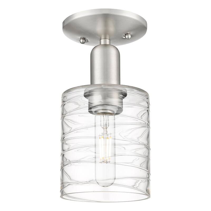 Innovations Lighting Endless Possibilities Arcadia - Cobbleskill - 1 Light 5" Semi-Flush Mount