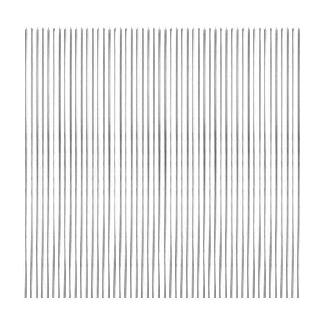 50pcs Kebob Skewers 28cm x 2.2mm Round BBQ Grill Sticks - 28cm x 2.2mm