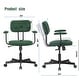 preview thumbnail 59 of 64, Ergonomic Low Back Velvet Office Chair with Armrests Adjustable Swivel Computer Desk Chair for Small Spaces, Home & Workspace