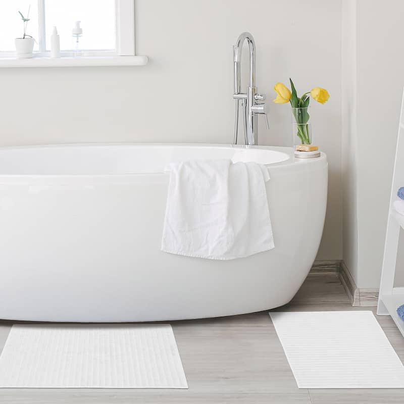 Superior Eco-Friendly Soft and Absorbent Bath Mat (set of 2)