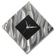 preview thumbnail 1 of 13, Statements2000 Abstract Metal Wall Clock Art Modern Accent Decor by Jon Allen Black