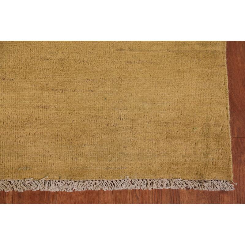 Modern Gabbeh Oriental Area Rug Handmade Bedroom Wool Carpet - 6'6" x 9'7"