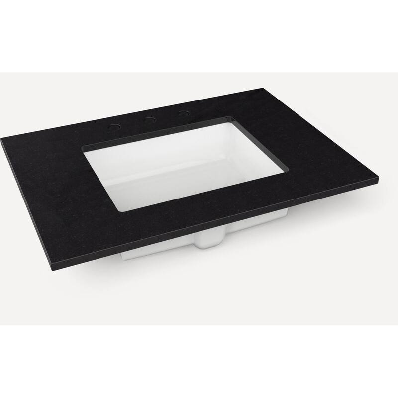 Robern TB31UCO-8 31" Quartz Vanity Top for Widespread Faucet