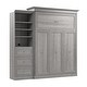preview thumbnail 20 of 40, Versatile Queen Murphy Bed and Closet Organizer (92W) by Bestar
