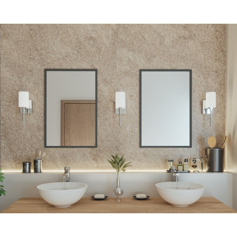 Lisbon Collection 1-Light Polished Nickel Etched Opal Glass Luxe Bath Vanity Light