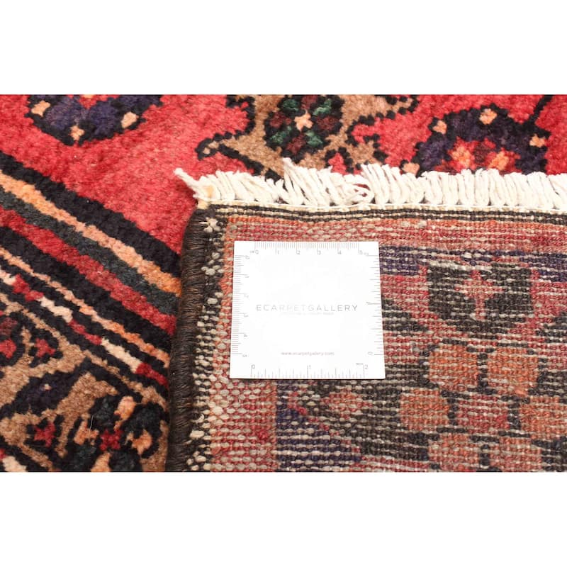 ECARPETGALLERY Hand-knotted Andelz Red Wool Rug - 4'6 x 6'9