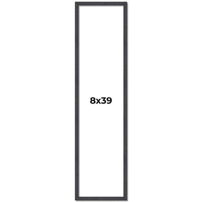 8x39 Frame Brown Solid Wood Picture Frame - Complete Modern Photo