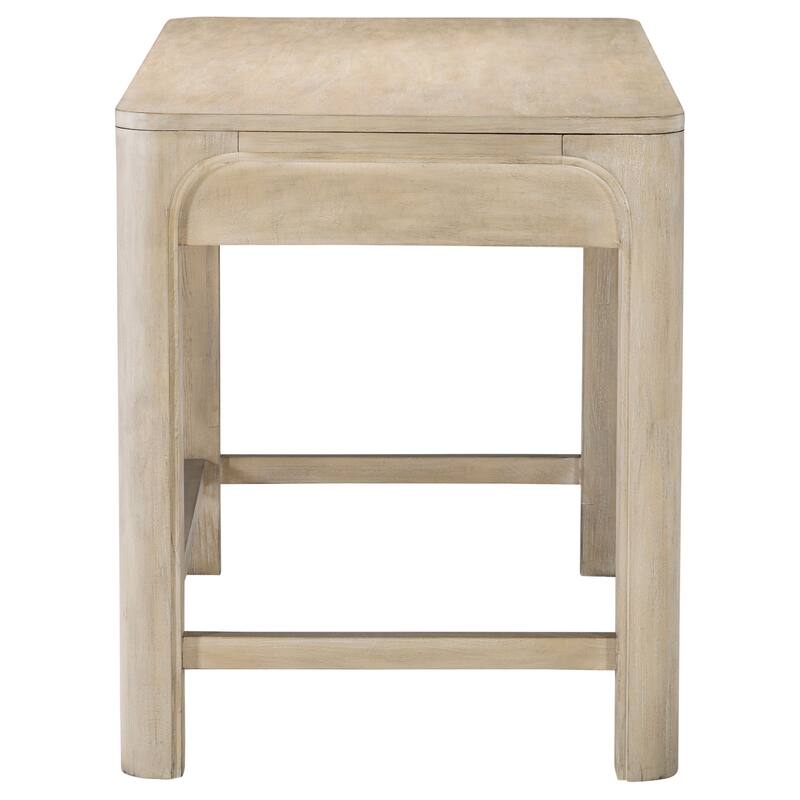 Solano 2-drawer Makeup Table Vanity Desk Weathered Mango