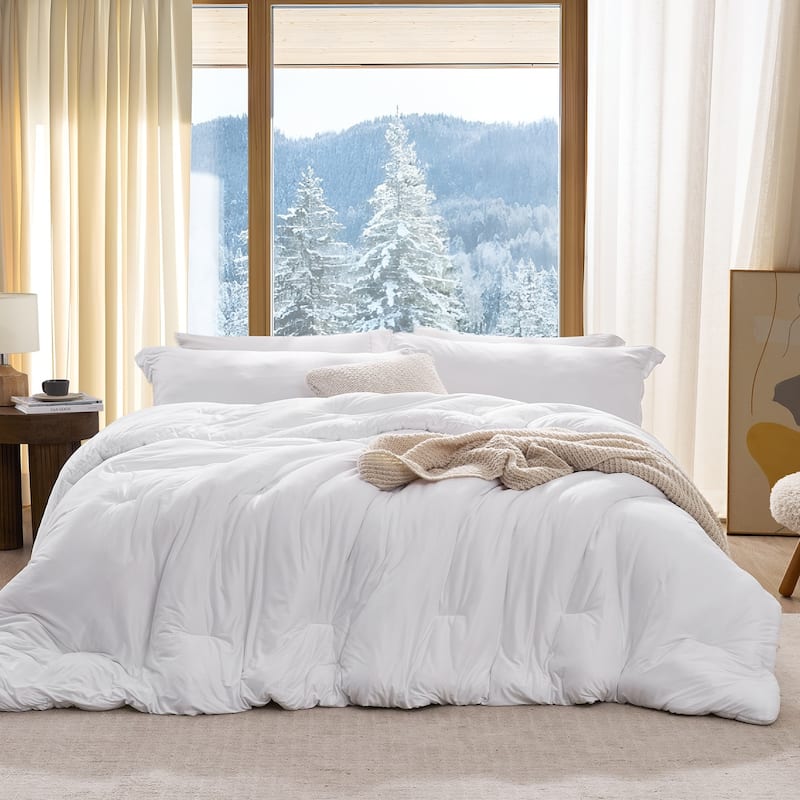 Love Thick® - Springtime Coma Inducer® Oversized Comforter Set - Queen - White