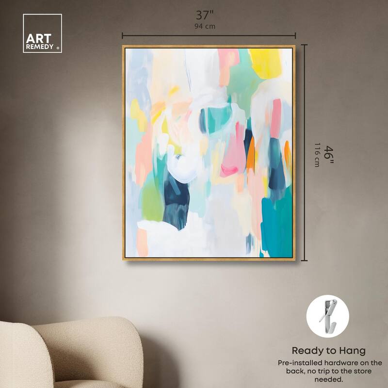 Layered Lush I Canvas by Art Remedy