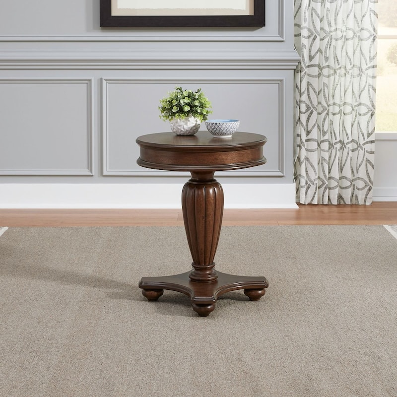 Liberty Furniture Allington Oval Cocktail Table, End Tables - Various Options - Round End Table