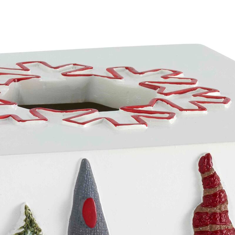 Avanti Linens Christmas Gnomes Tissue Cover - Multicolor - Tissue Cover