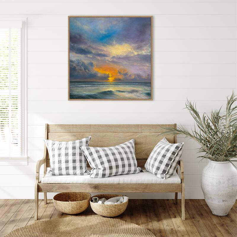 Sunset Synergy by Joanne Parent Framed Canvas Wall Art Print
