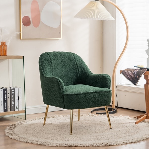 Accent Chair Living Room Chair Bedroom Chair Home Chair Fabric Green ...