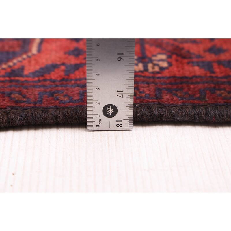 ECARPETGALLERY Hand-knotted Finest Khal Mohammadi Red Wool Rug - 2'8 x 9'2