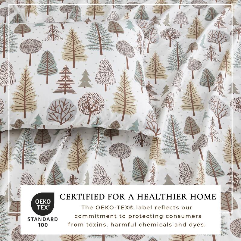 Linery & Co. Ultra-Soft Lodge-Inspired Brushed Microfiber Sheet Set