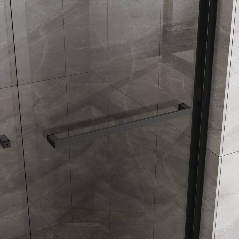 Premium Double Sliding Shower Door with Advanced Features for Bathroom