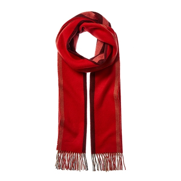 burberry icon stripe wool cashmere scarf