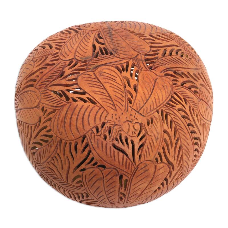 Handmade Beehive Jive Coconut shell sculpture (Indonesia) - 25 x 24 x 23
