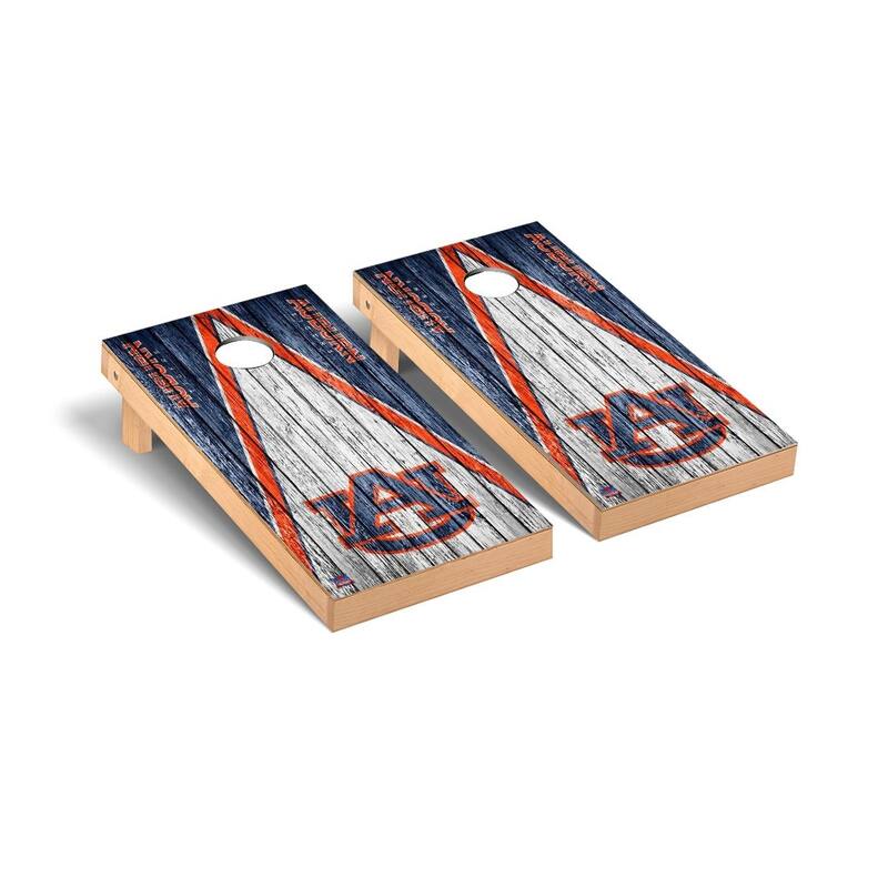 Auburn Tigers 2x4 Pro Cornhole Boards - V6 - Include Team Bags + Carry Case