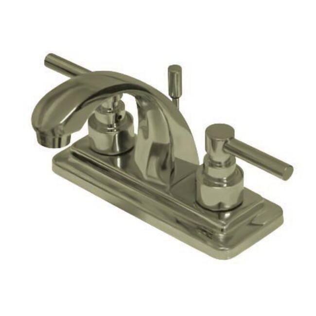 Kingston Brass Elinvar Centerset Bathroom Faucet with Brass Pop-Up