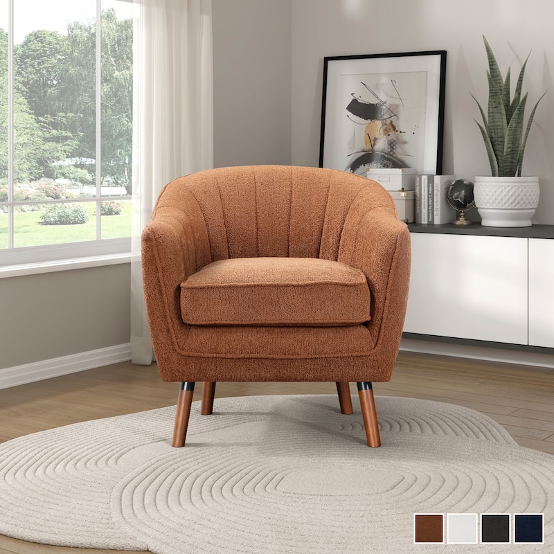 Evansville Textured Fabric Accent Chair Bed Bath & Beyond 38312905