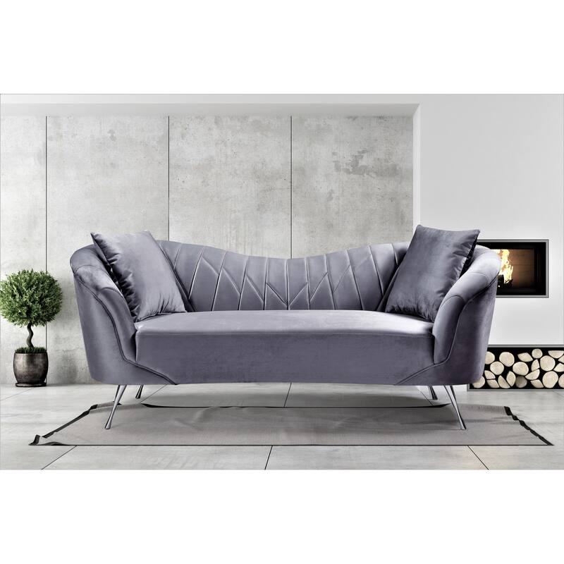 Flores Velvet Sofa