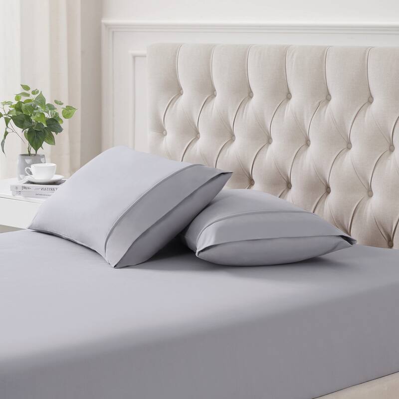 1500 Supreme Collection Microfiber Flannel Pillowcase 2 Pack